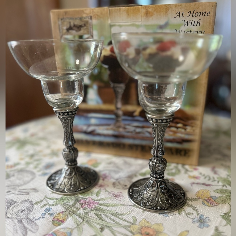 Western Moments Margarita Glasses Set of Two